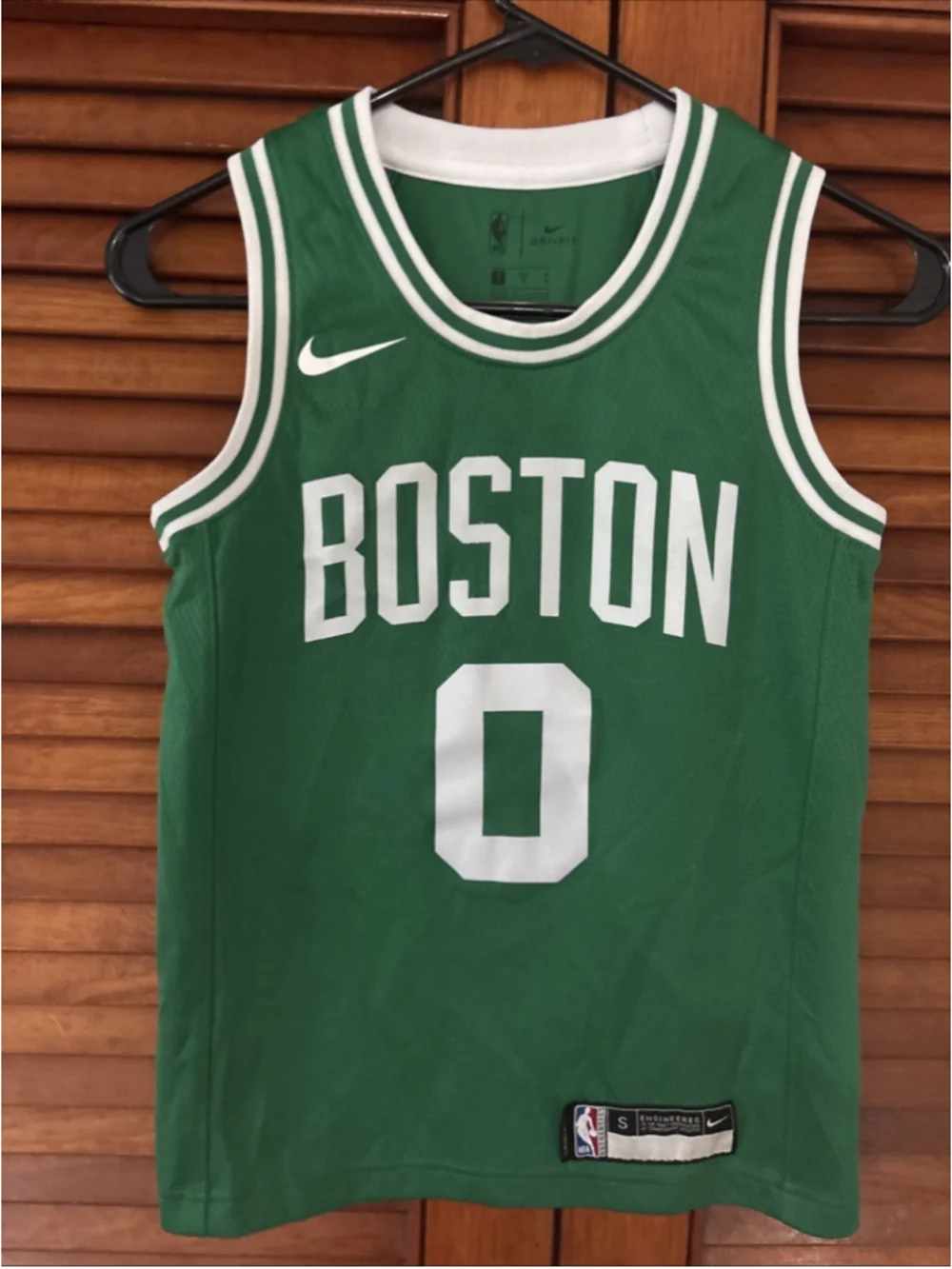 Boston Celtics Jayson Tatum #0 Nike Dri-Fit NBA Jersey Youth Small (8)